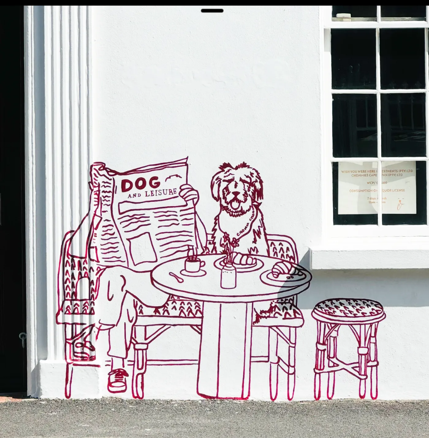 Illustration — hand-painted murals in Cape Town by Cape Town Mural Arts