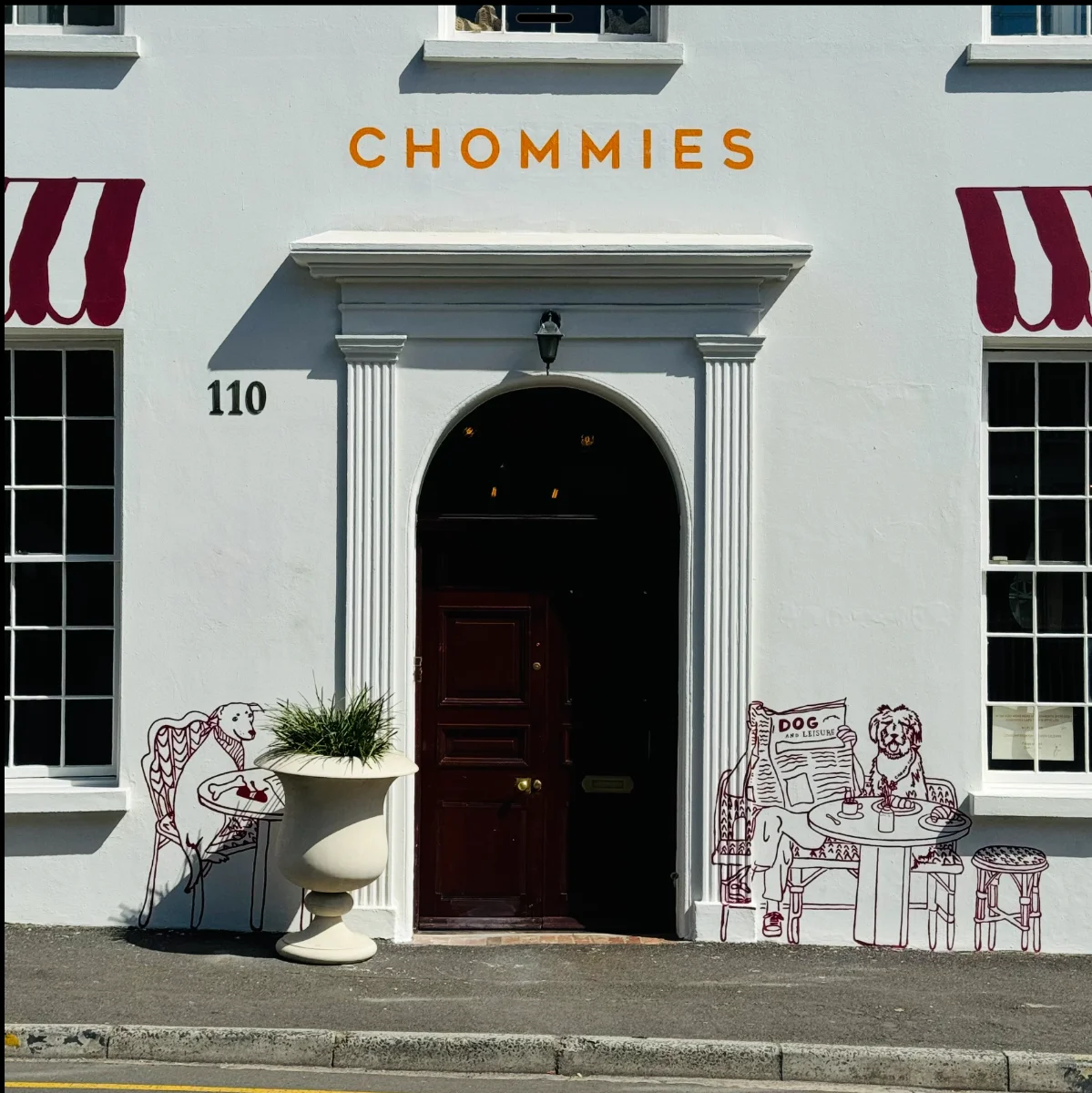 Street view — full building in context — House of Chommies, 110 Hatfield Street, Gardens, Cape Town