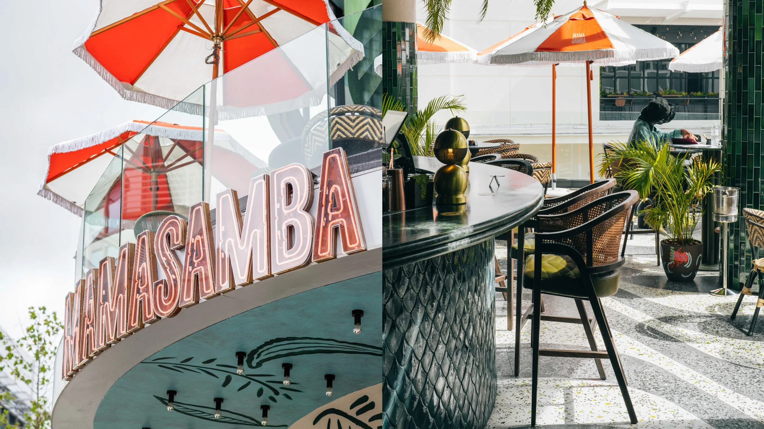 Mural detail — MamaSamba, Rosebank, Johannesburg