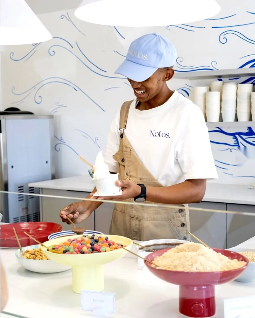 Notos staff in action — Notos, 14 Glen Road, Glencairn, Cape Town