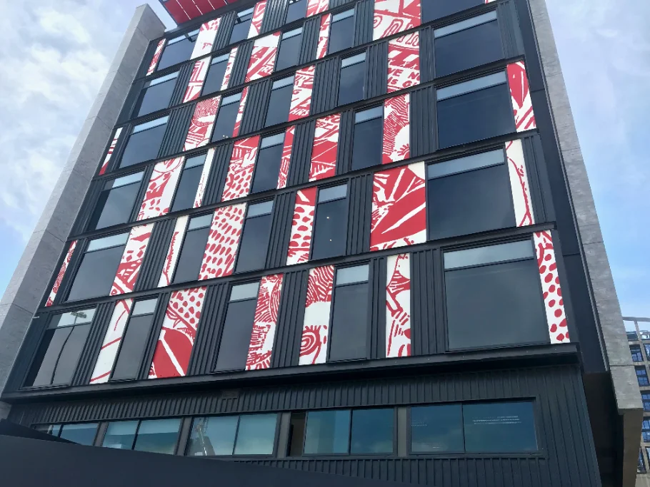 Façade detail — Radisson Red, Silo District, V&A Waterfront, Cape Town
